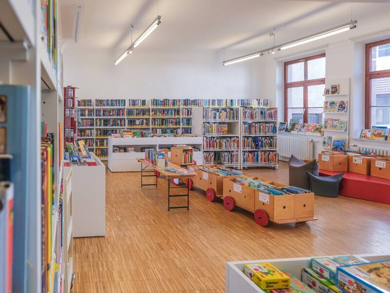 Blick in die Kinderabteilung